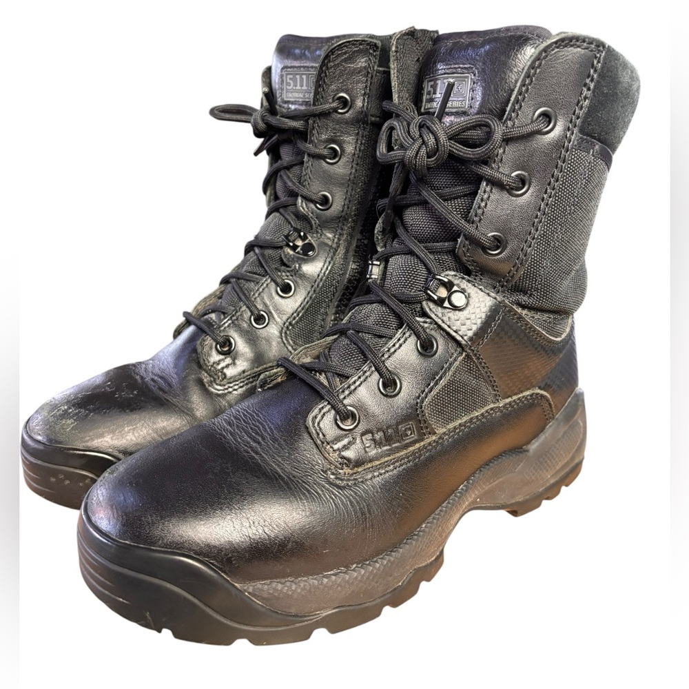 5.11 Tactical A.T.A.C. 2.0 8” Side Zip Black Boots – Women’s 9.5